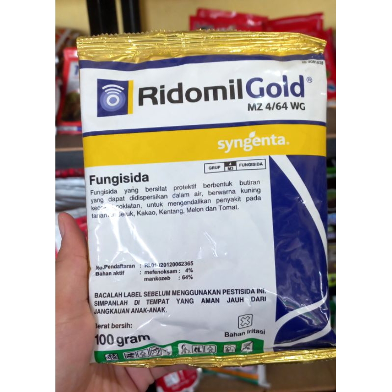 Jual Fungisida Ridomil Gold Mz 4/64 WG Kemasan 100 Gram | Shopee Indonesia