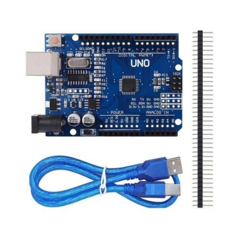Jual Arduino UNO R3 IC SMD CH340 With cable | Shopee Indonesia