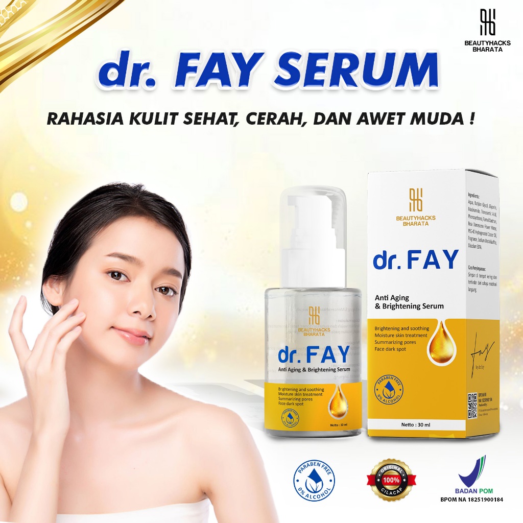 dr. FAY Serum Anti Aging Brightening BPOM