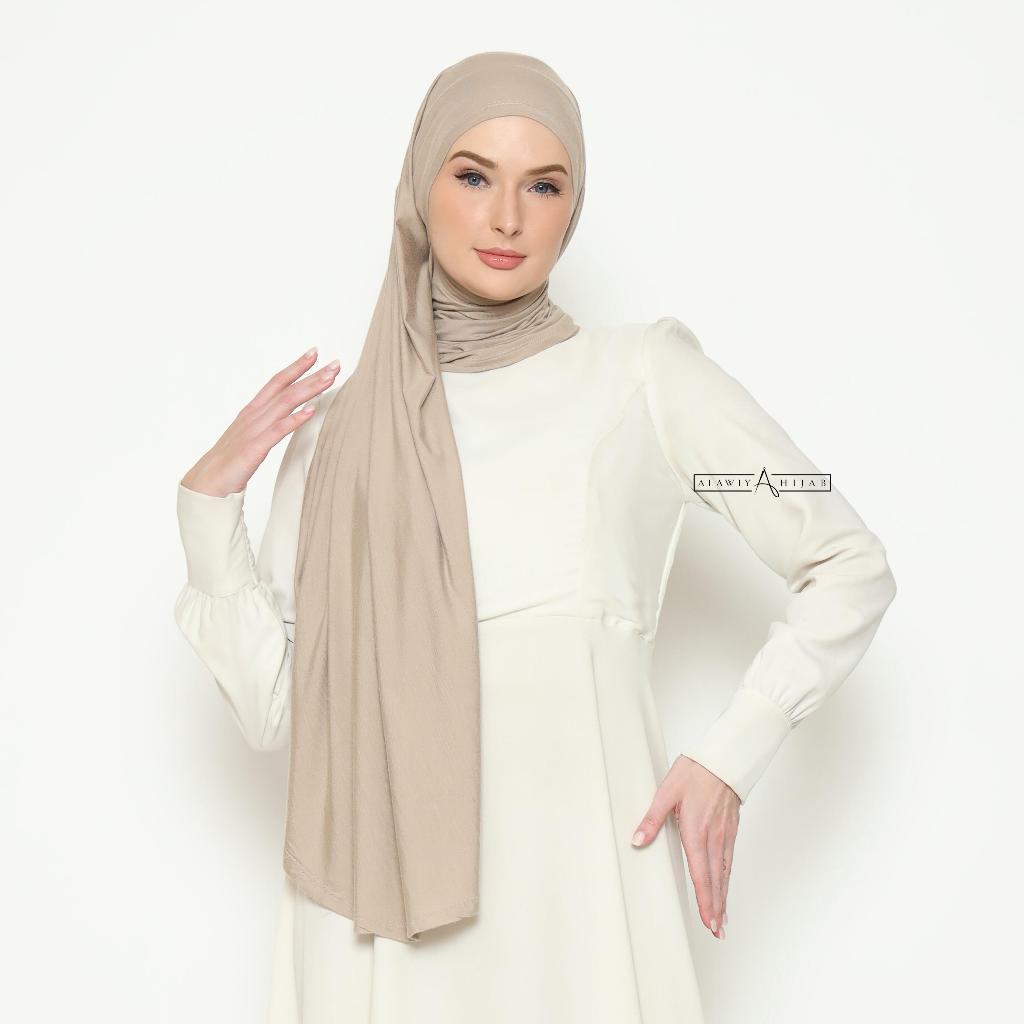 Alawiyahijab Nura Instant TENCEL™ Antibacterial (Pashmina Inner Bukan Kaos Rayon Jersey)