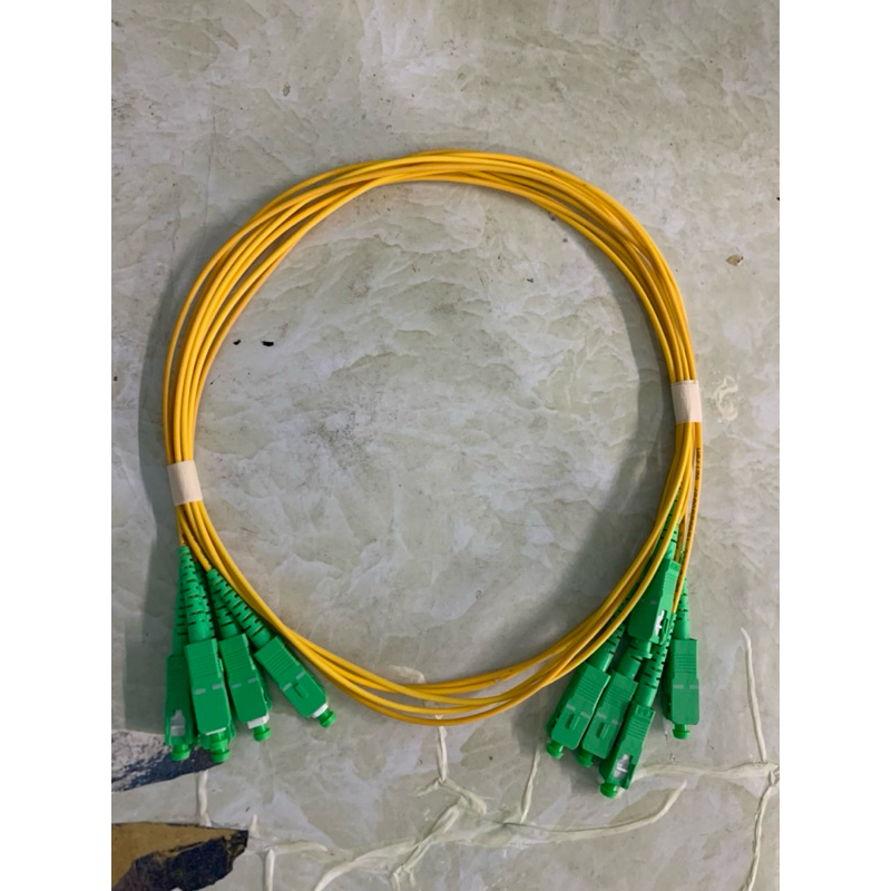 Jual PATCHCORD SM SIMPLEX 2MM SC APC/SC APC 1M | Shopee Indonesia