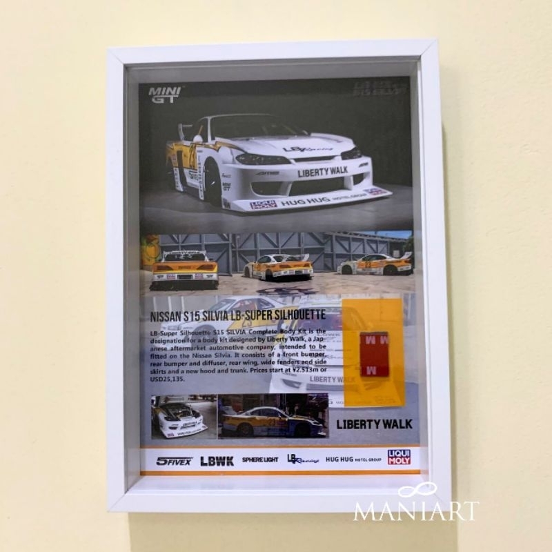 Jual 3D Frame Poster LBWK Mini GT with Figure Frame | Shopee Indonesia