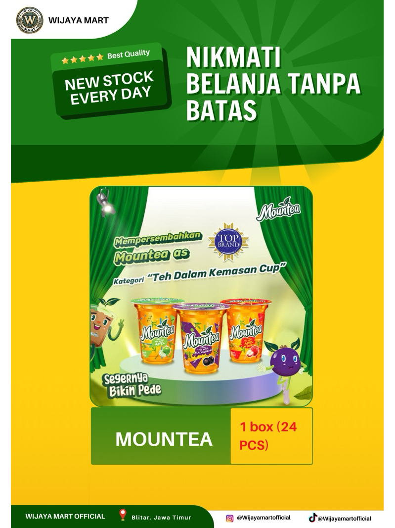 Jual MOUNTEA TEH RASA BUAH (COCOK UNTUK LEBARAN) | Shopee Indonesia