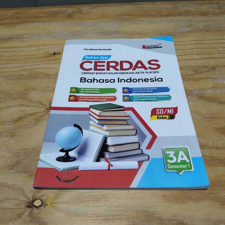 Jual Buku Bahan Ajar Cerdas Bahasa Indonesia 3A Kelas III SD | Shopee ...