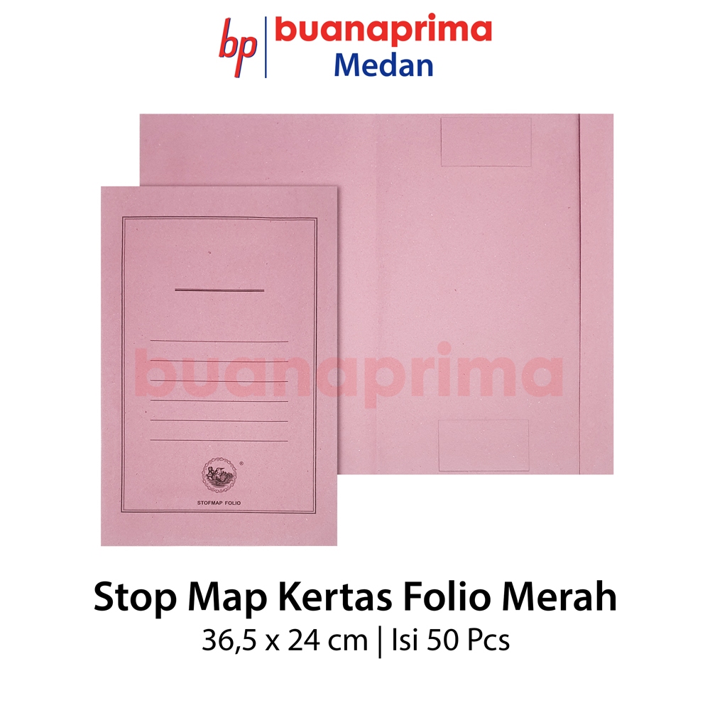 Jual MAP KERTAS FOLIO Biasa 1 PACK Isi 50 pcs Folio Stop Stof Map ...