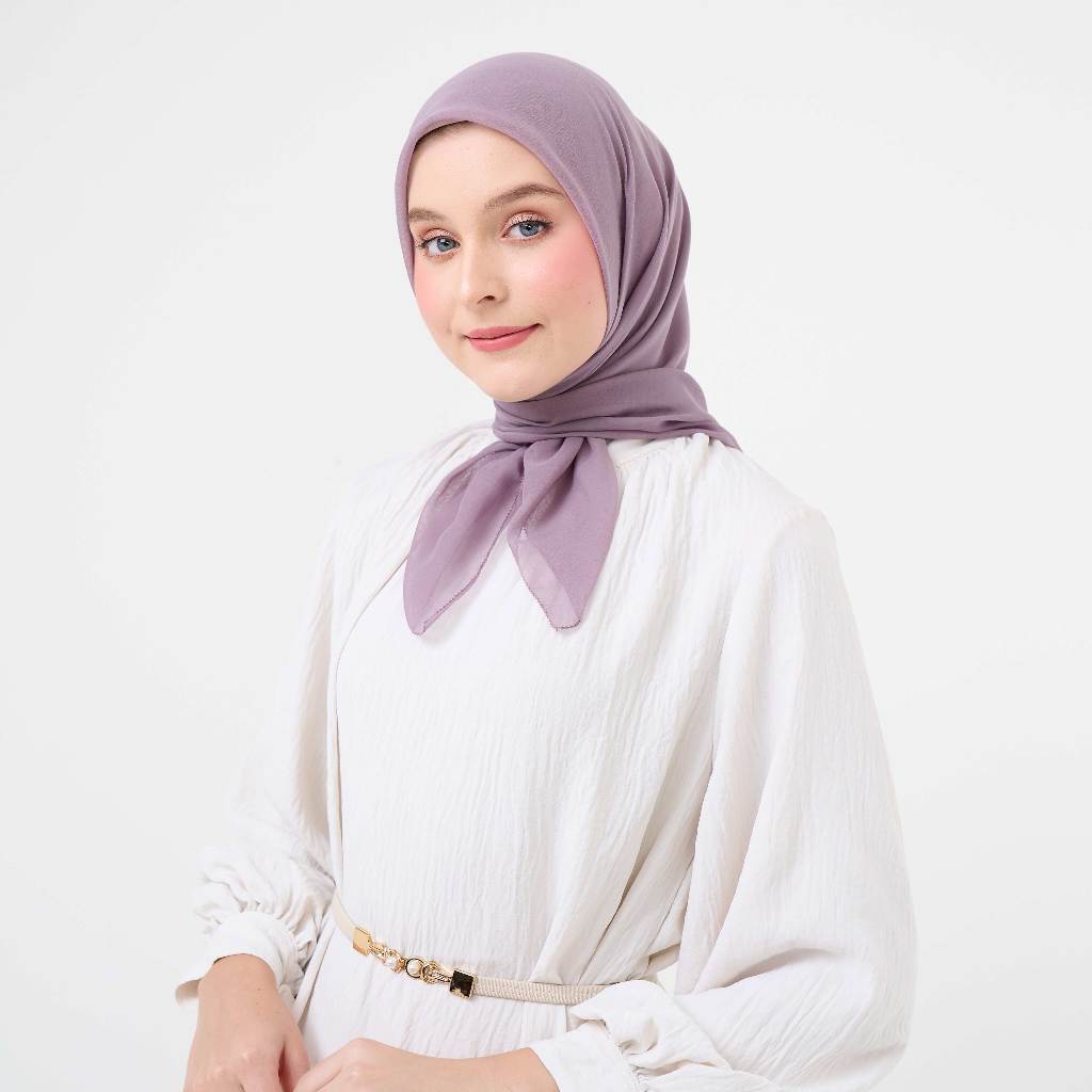 Hijab Paris Japan Eyelash Segi Empat Premium Polos DS Modest