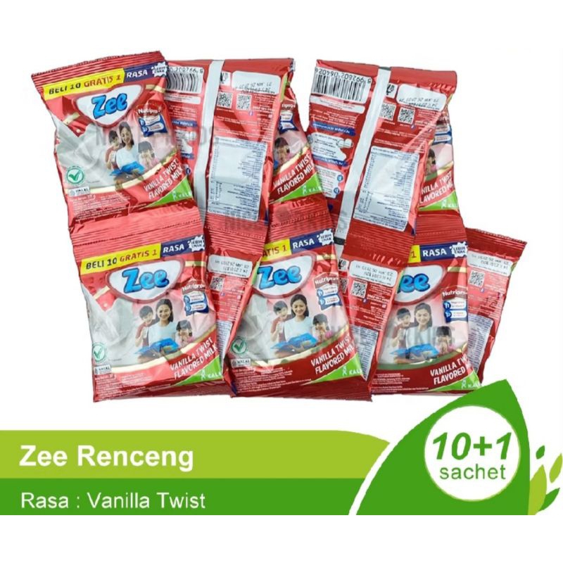 Jual SUSU ZEE RENCENG ( 10 sachet x 38 Gr ) | Shopee Indonesia