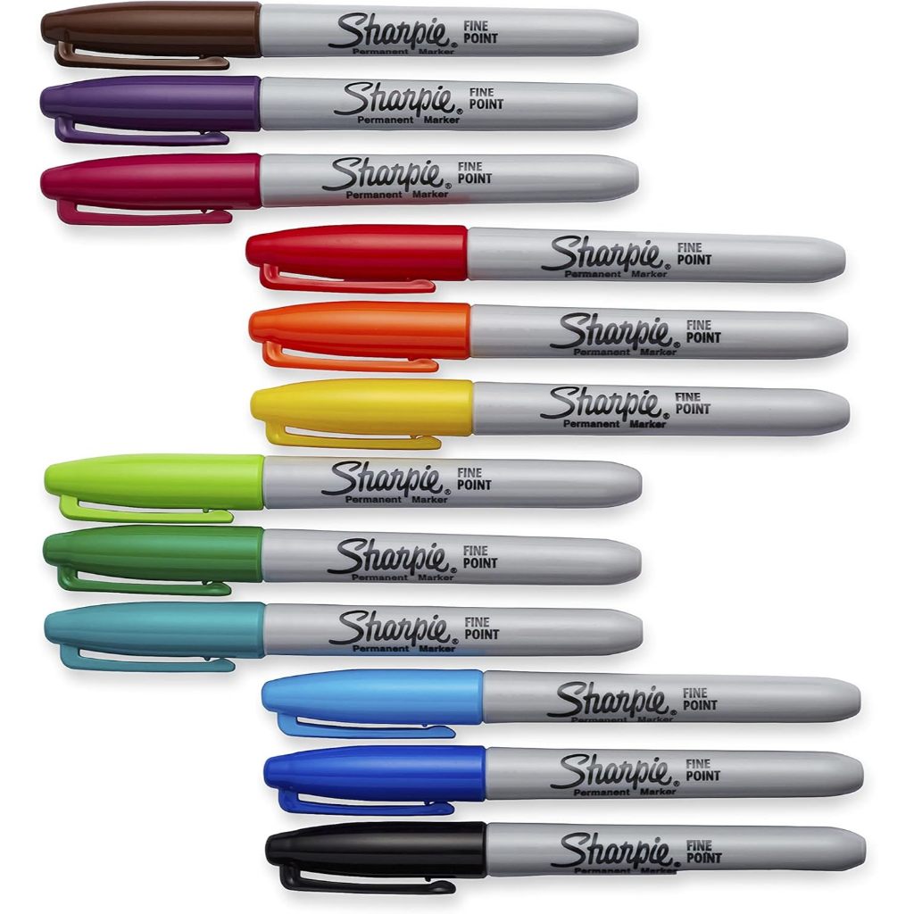 Jual Sharpie Color Burst Permanent Markers Set 24 pcs, FINE or ULTRA ...