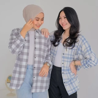 Jual Kemeja Flanel Hitam Terlengkap & Harga Terbaru April
