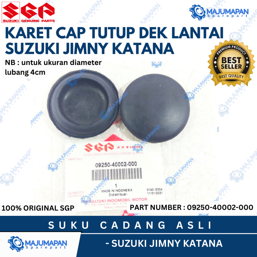 Jual Karet cap tutup dek lantai suzuki jimny katana original SGP 09250 ...