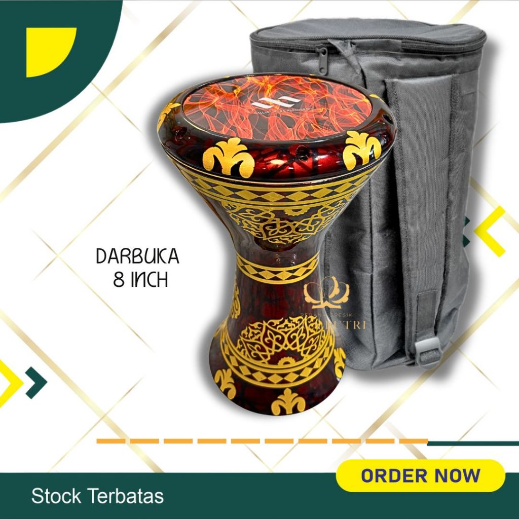 Jual dumbuk darbuka rebana pinggang almunium cor ukuran 8 in | Shopee ...