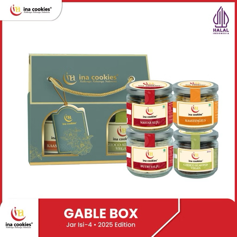 Jual Paket Hampers Gable Box Ina Cookies | Shopee Indonesia