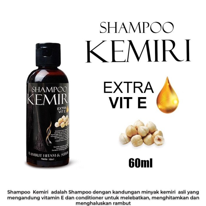 Jual COD Shampo Kemiri Penumbuh Rambut / Penguat akar Rambut / Shampo ...