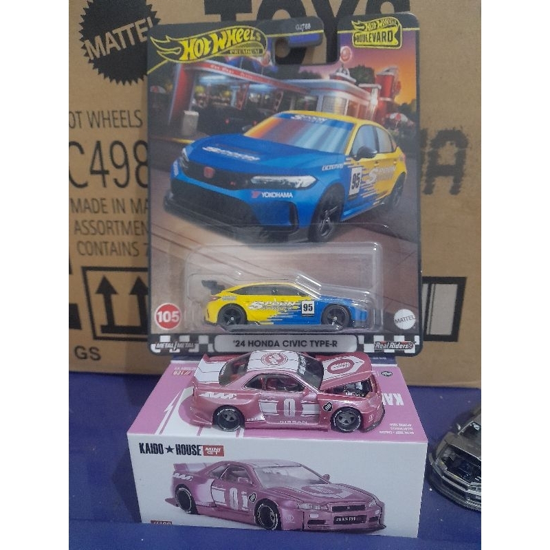 Jual Mini GT kaido House Nissan Gtr R34 Pink Sealed | Shopee Indonesia