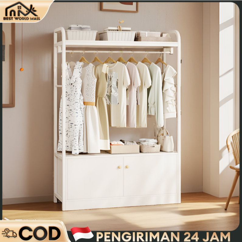 Jual Rak Baju Gantung Gantungan Baju Stand Hanger Rak Pakaian Lemari ...
