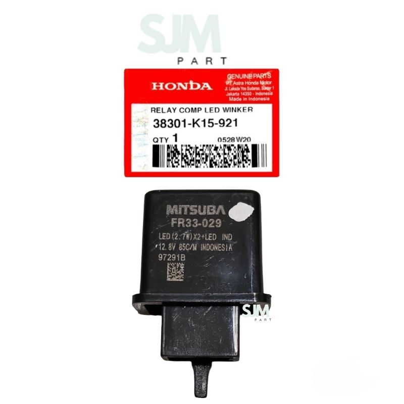 Jual RELAY COMP LED WINKER FLASHER 3 PIN HONDA CB150 R STREETFIRE K15G ...