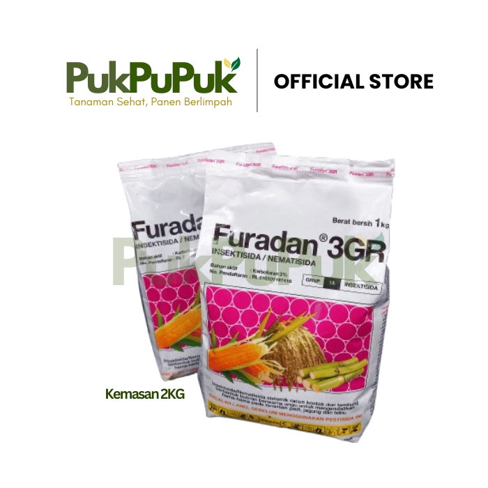 Jual INSEKTISIDA NEMATISIDA FURADAN 3 GR KEMASAN 2 KG - UNTUK MEMBUNUH ...