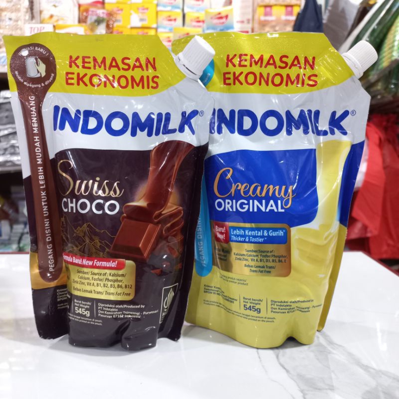 Jual INDOMILK/Susu Kental Manis Pouch/ kemasan 545gram | Shopee Indonesia