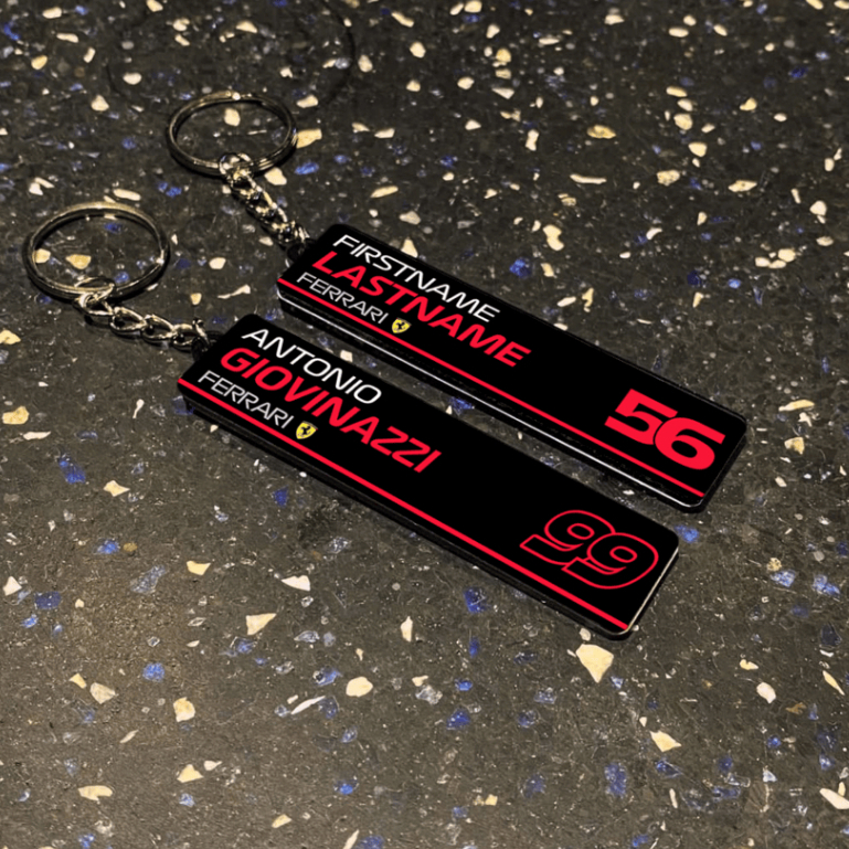 Jual Keychain Custom F1 2024 Season Driver Card | Shopee Indonesia