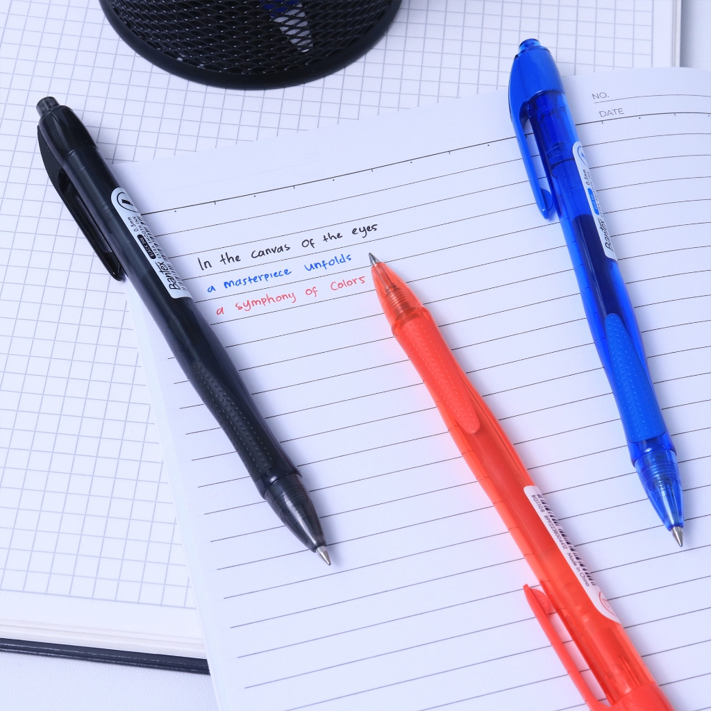Pulpen Gel Pen Tip 0.5 mm Desain Ergonomis BG1108 (4)