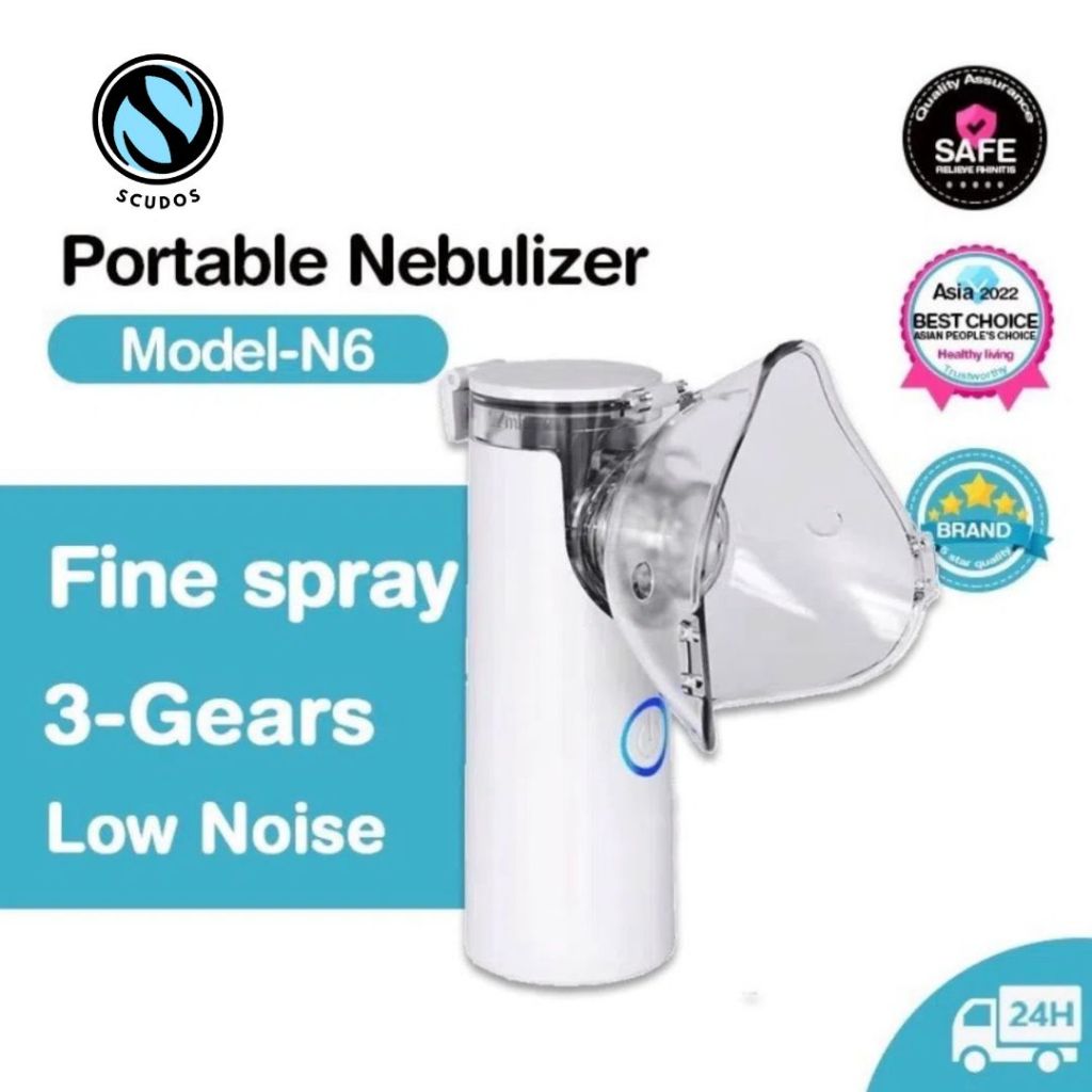 Jual SCUDOS Nebulizer Alat Uap Bantu Pernafasan Asma Inhalasi / Alat ...
