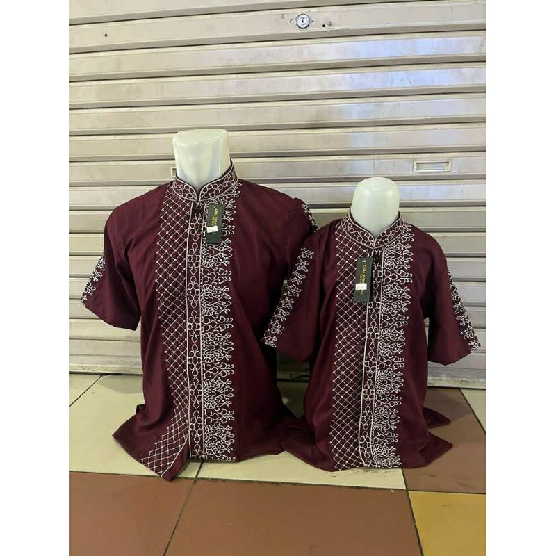 Jual KOKO COUPLE AYAH ANAK 2026 BUGANDI | Shopee Indonesia