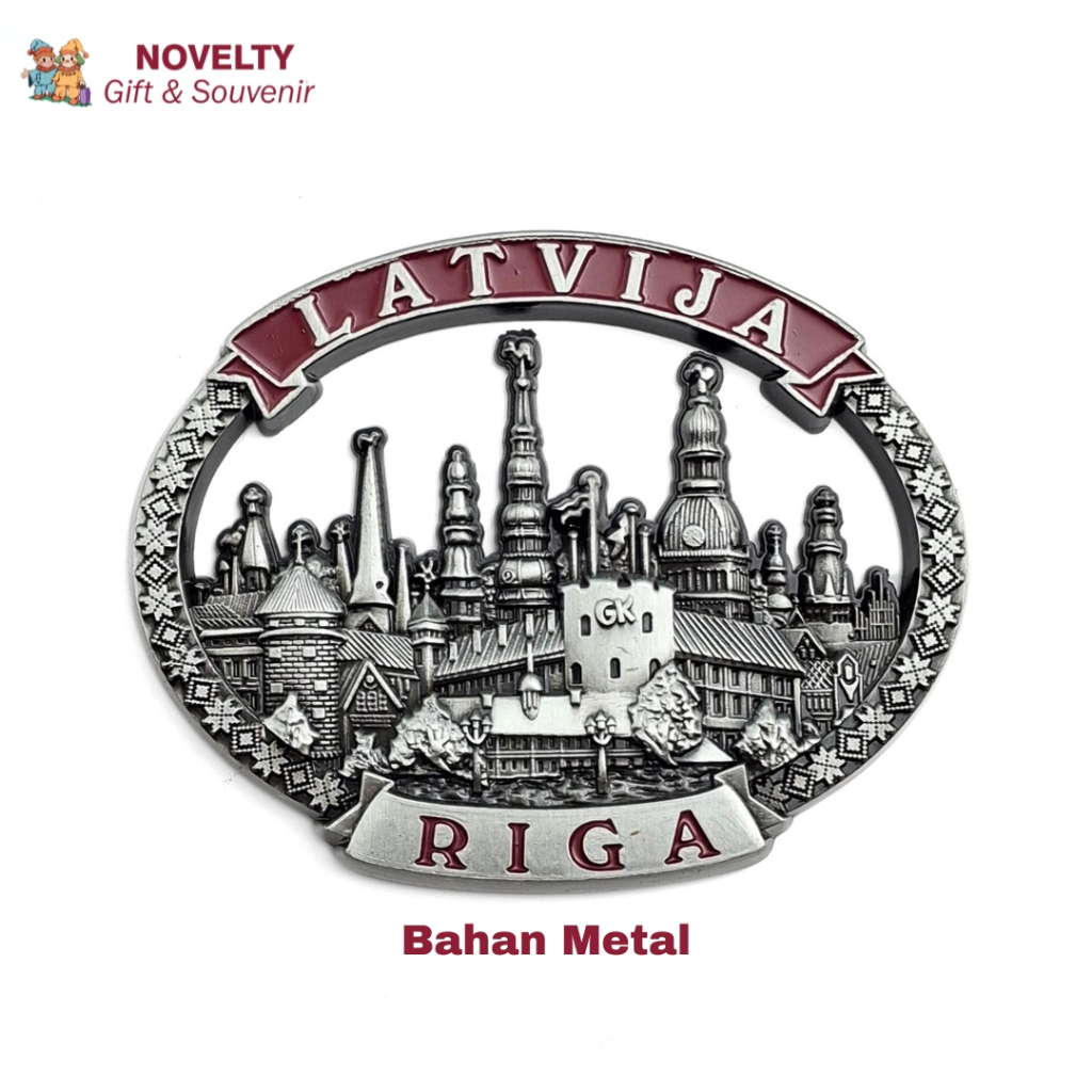 Jual Souvenir magnet kulkas Riga oleh oleh negara Latvia Eropa | Shopee ...