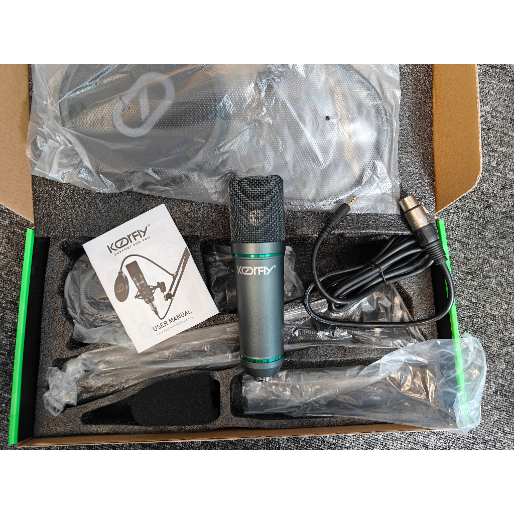 Jual Koorfly U87pro Mic Condenser Original 48V Hi-Fi Vocal Mic Karaoke ...