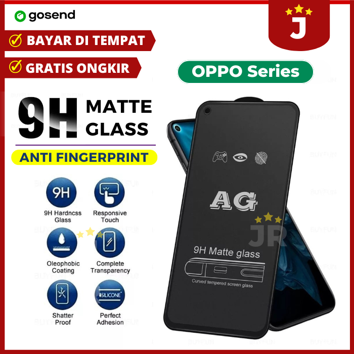 Jual Tempered / Temper Glass Anti Gores Kaca AG Matte / Anti Minyak ...