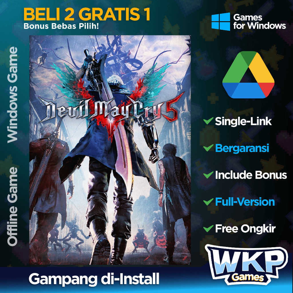 Jual Devil May Cry 5 - PC Game - LINK DOWNLOAD - GAME LAPTOP - (Beli 2 ...