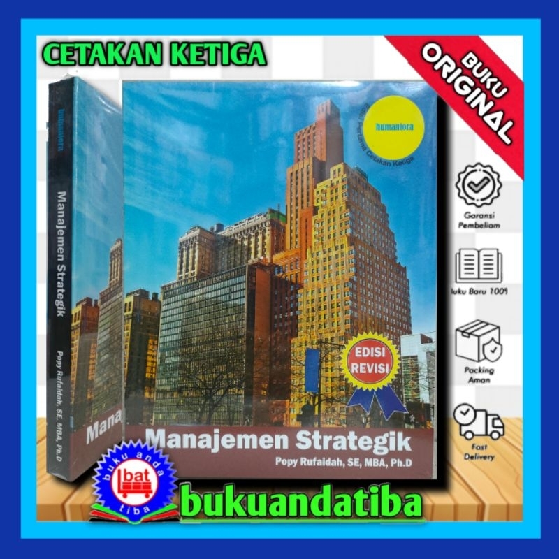 Jual Manajemen Strategik - Popy Rufaidah SE MBA PhD | Shopee Indonesia