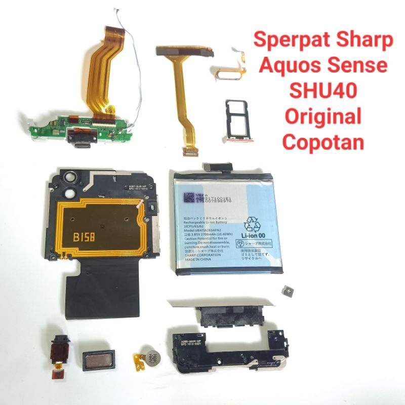 Jual Sparepart Sperpat Ori Copotan Sharp Aquos Sense SHV40 SHV 40 Tutup ...