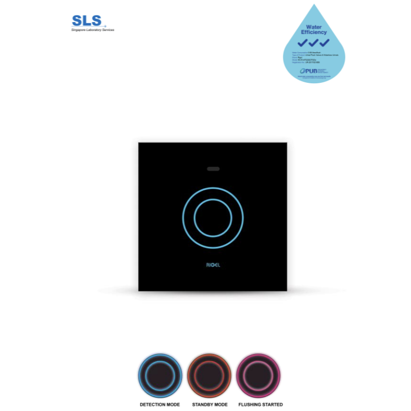 Jual Rigel Urinal Enhanced Glass Sense Flush Valve – Concealed Box ...
