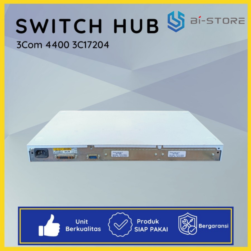 Jual Switch Hub Manageable 3Com 4400 Bisa Web Gui Minus Ada Port Yang ...