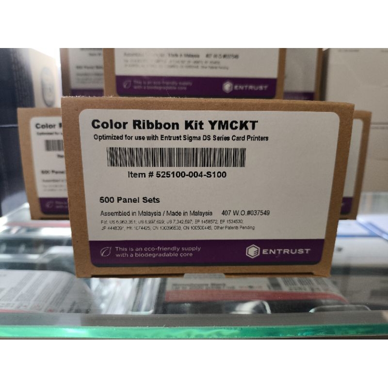 Jual COLOR RIBBON KIT YMCKT PN 525100-004-S100 ( 500 IMAGE ) | Shopee ...