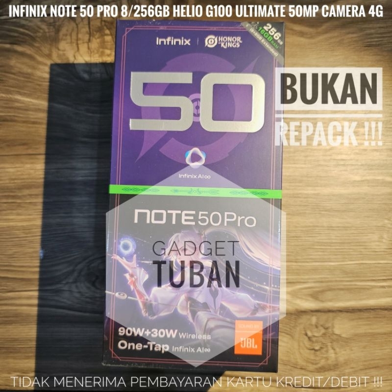 Jual Infinix Note 50 Pro 8/256 GB Helio G100 Ultimate 50MP OIS Camera