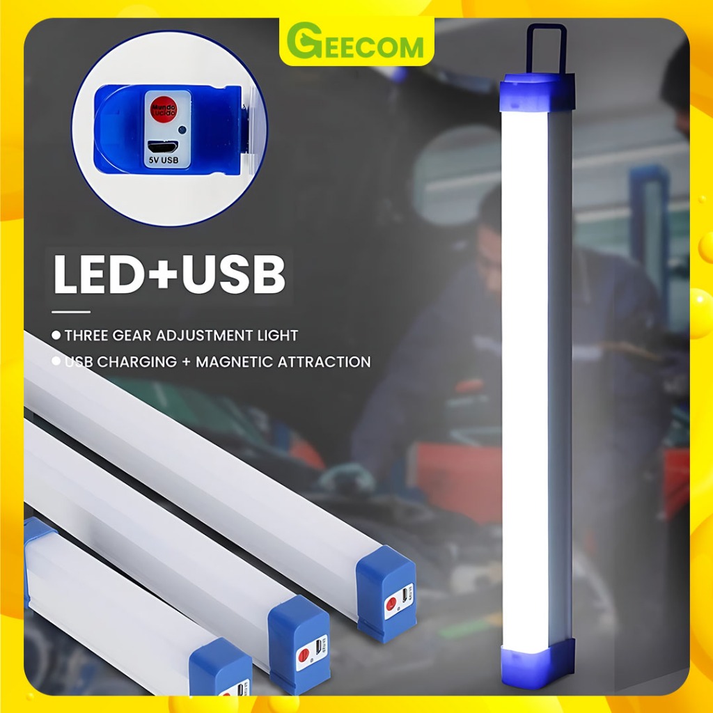 Jual Lampu Emergency LED Panjang / Lampu Neon LED Panjang Portable USB ...
