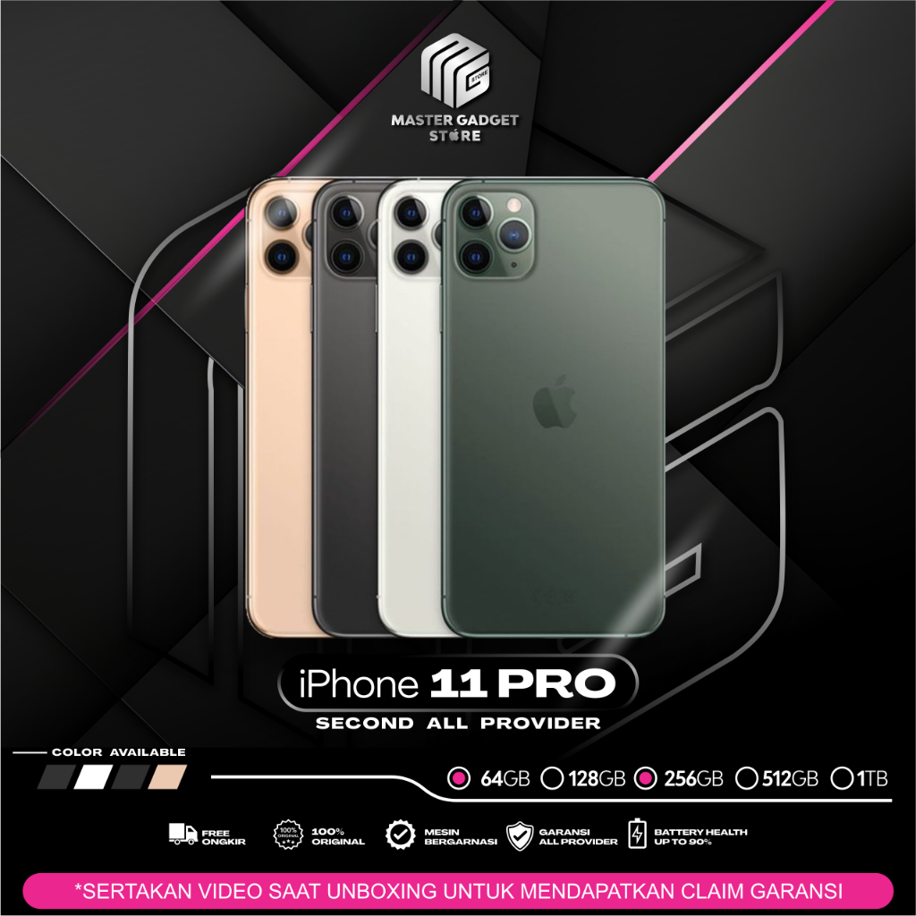 Jual IPHONE 11 PRO SECOND ALL PROVIDER | Shopee Indonesia