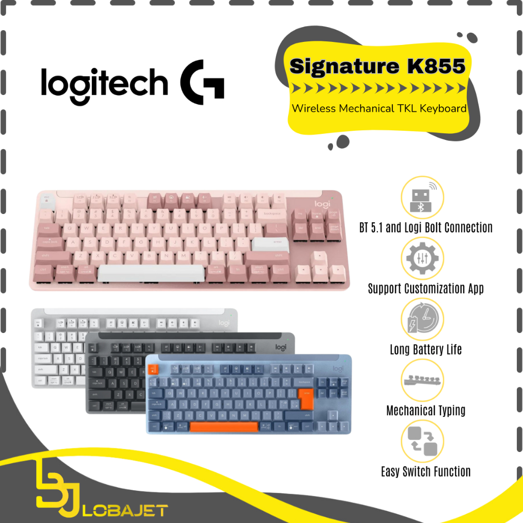 Jual LOGITECH Signature K855 - Wireless Mechanical TKL Keyboard ...