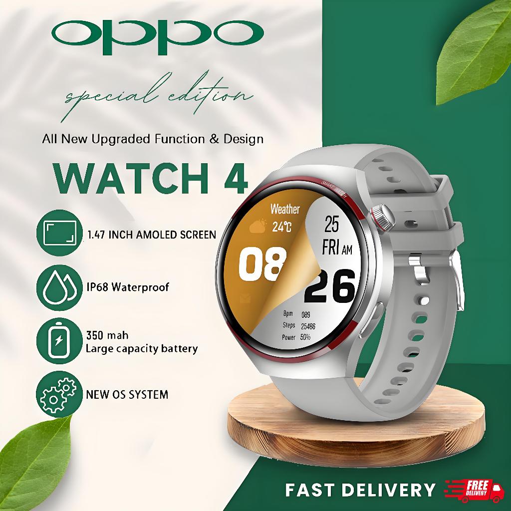 Jual Original OPPO Watch 4 Bluetooth Play Music SmartWatch For IOS ...