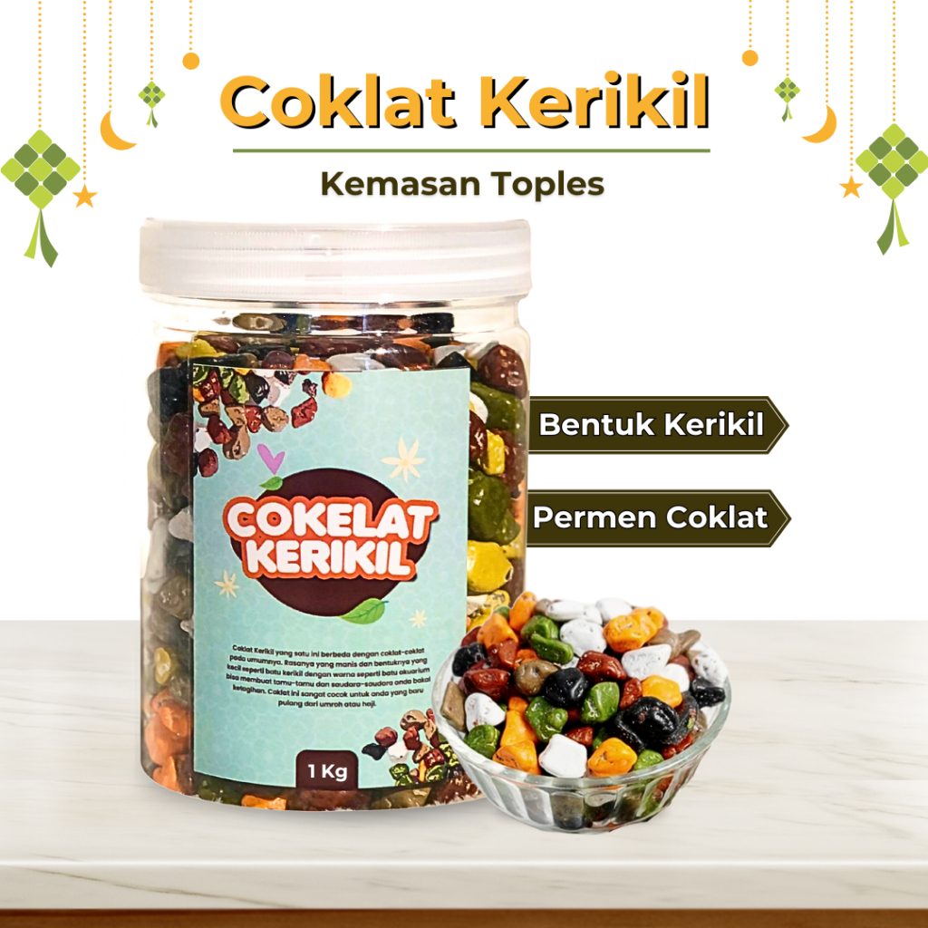 Jual Coklat Kerikil Arab 1 Kg | Permen Cokelat Arab Batu Krikil ...