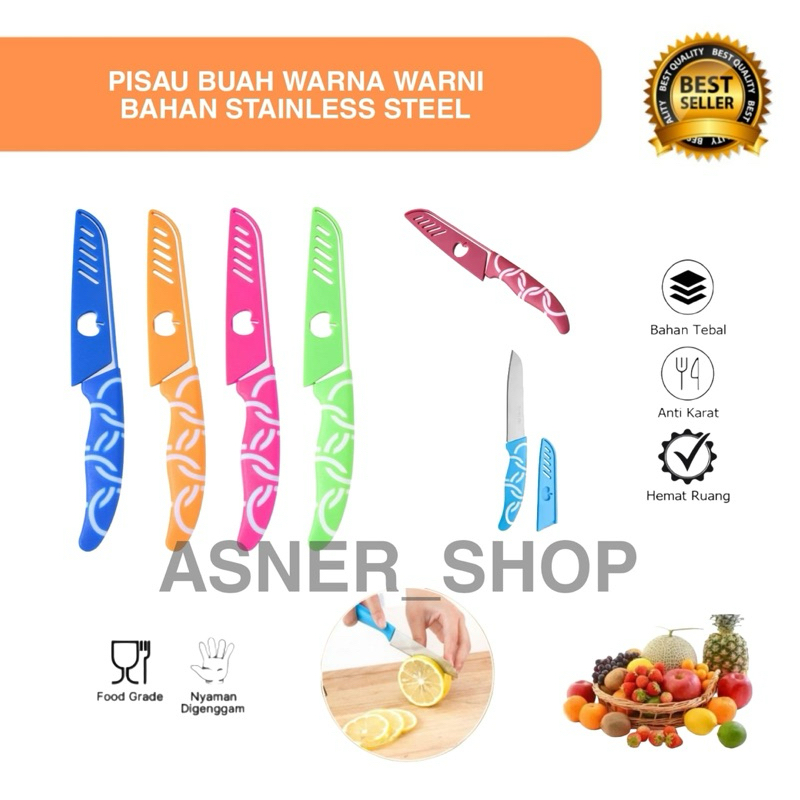 Jual ( PA ) Knife Kitchen / Pisau Apel Kecil Dapur Sayur Stainless ...