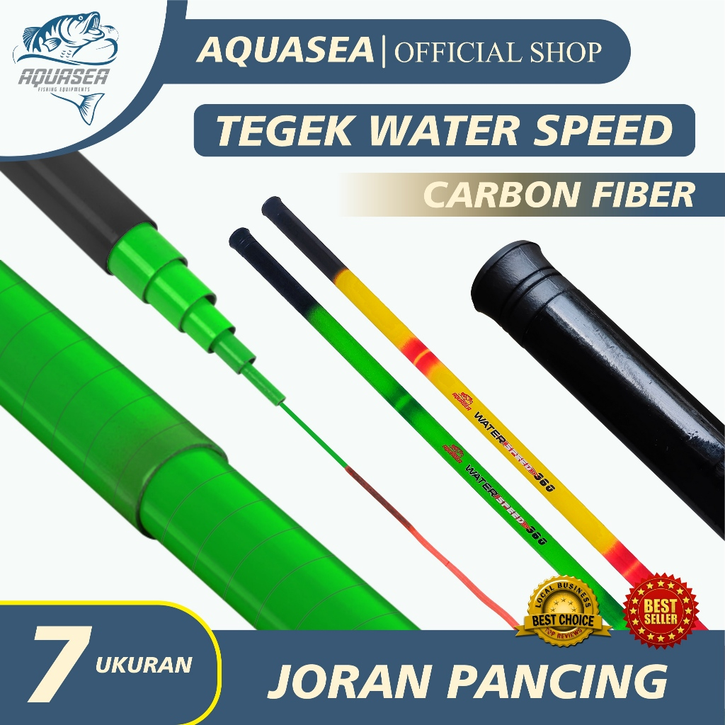 AQUASEA - JORAN TEGEK WATER SPEED  PANCING ANTENA CARBO UKURAN 1.8M - 4.5M JORAN PANCING TEGEK WATER