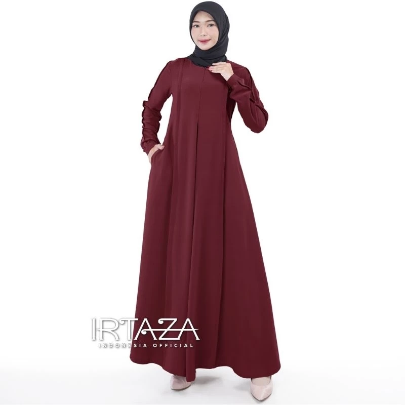 Detail bahan Barbara Silk Gamis Shofiya