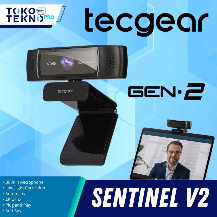 Jual Tecgear Sentinel V2 2K Auto Focus / Autofocus QHD Webcam with ...