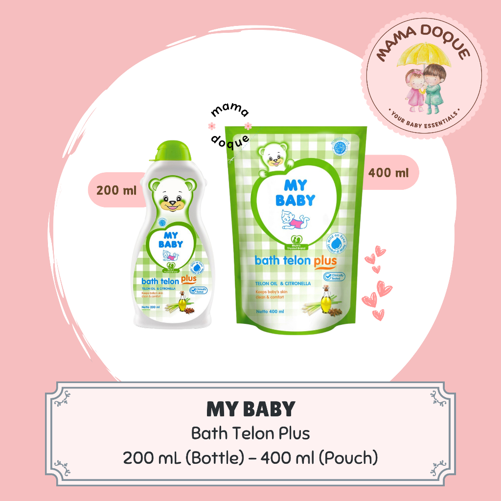 Jual My Baby Bath Telon Plus Telon Oil & Citronella | Shopee Indonesia
