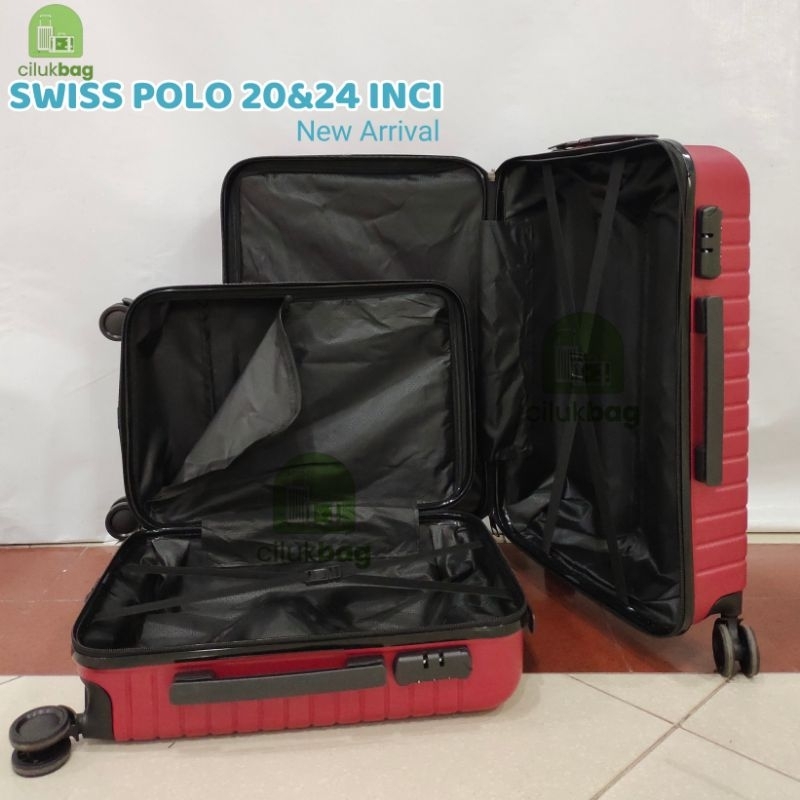 Jual KOPER FIBER SWISS POLO UKURAN 20 INCI CABIN PESAWAT (Model Baru ...