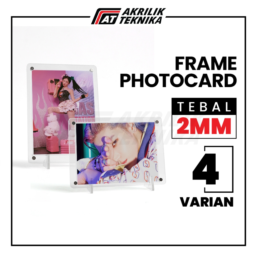 Jual Frame Photocard Korea Magnet Display Akrilik Foto 2mm - 2R 3R 4R ...