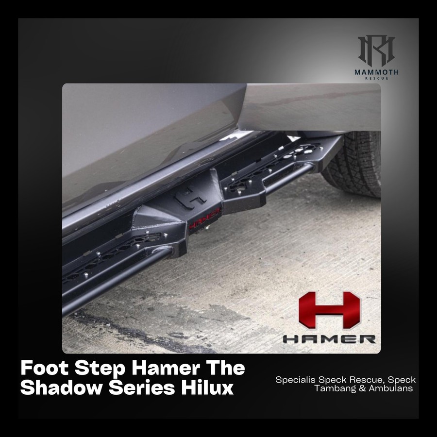 Jual Foot Step Hamer The Shadow Series Hilux | Shopee Indonesia