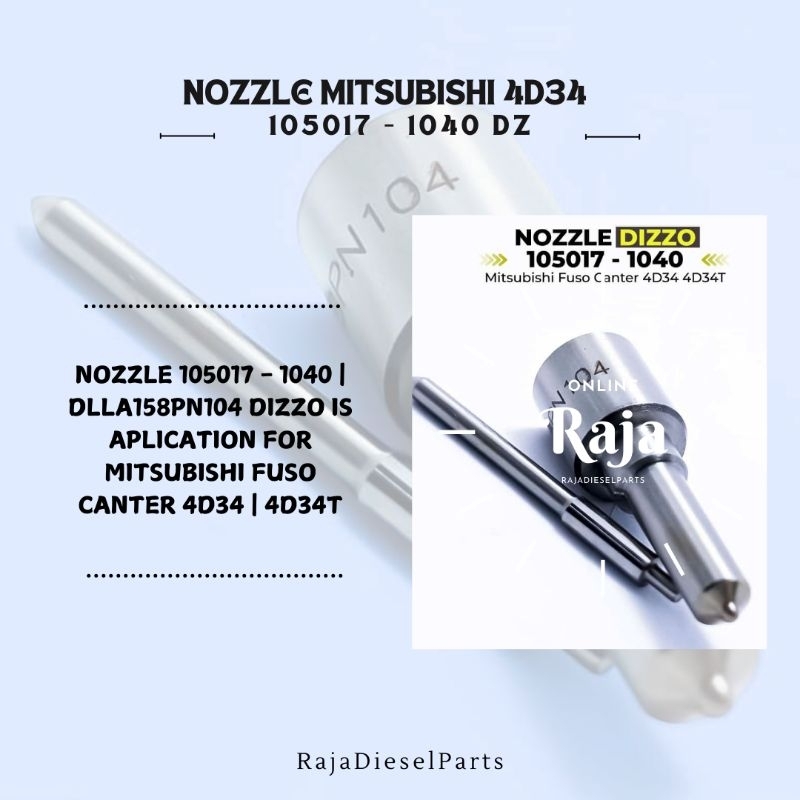 Jual Nozzle 105017 - 1040 | DLLA158PN104 Dizzo is aplication for ...